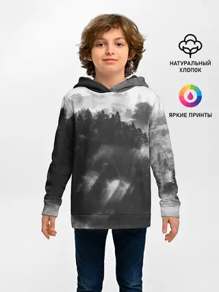 Детское худи / Туман в лесу