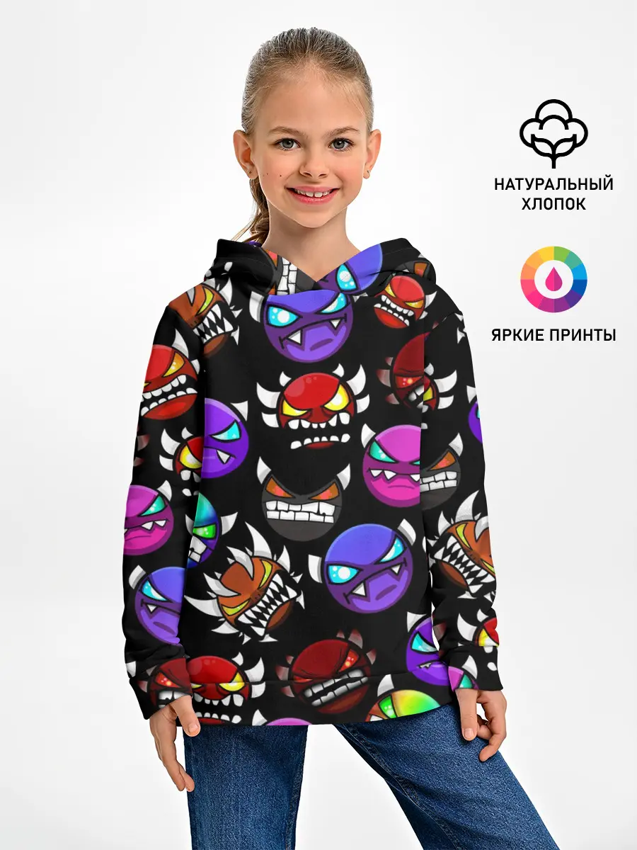 Детское худи / Geometry Dash Demons