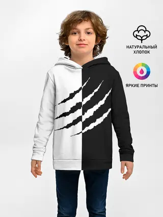 Детское худи / След зверя