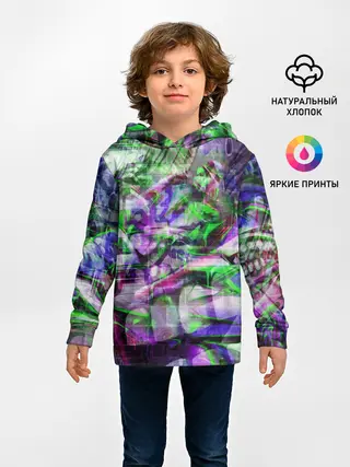 Детское худи / Граффити на стене