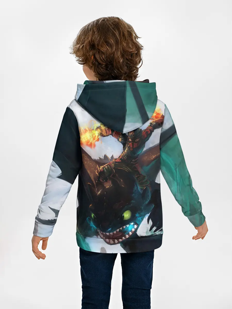 Детское худи / как приручить дракона