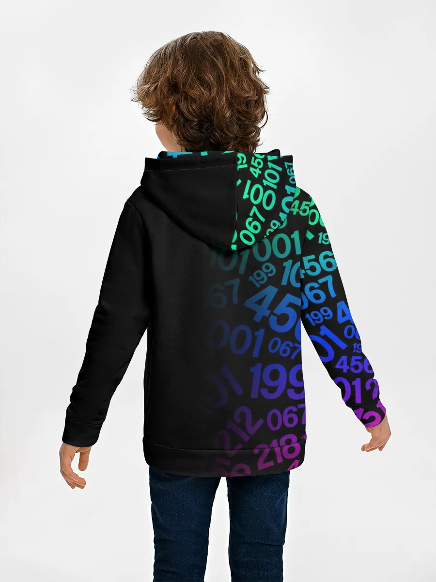 Детское худи / ИГРА В КАЛЬМАРА / SQUID GAME / КУКЛА / УЗОР