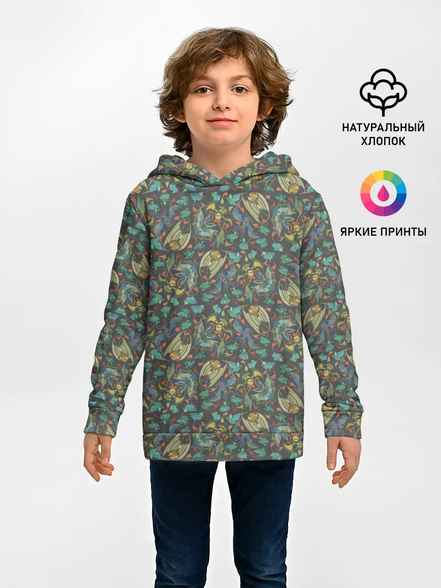 Детское худи / Летучие мыши. Охота.