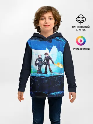 Детское худи / Как приручить Дракона 3