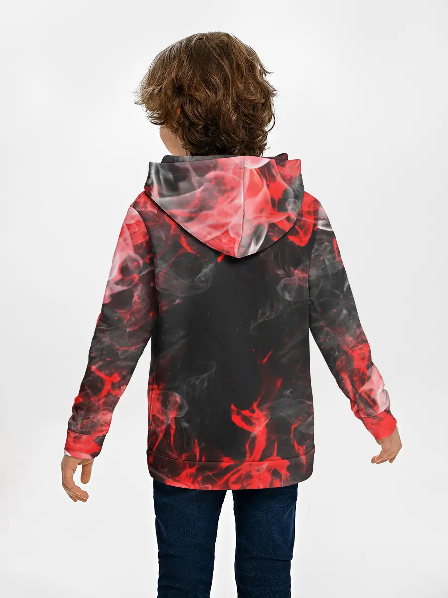 Детское худи / Опасный Динозавр | Red Dino