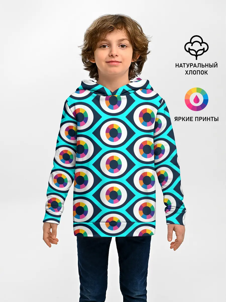 Детское худи / Глаза паттерн