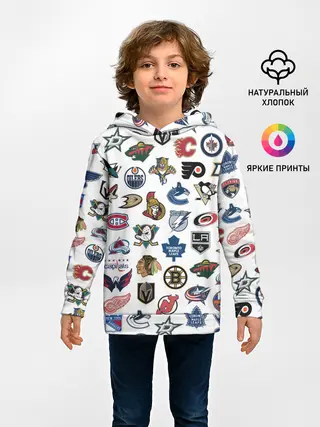 Детское худи / Логотипы НХЛ