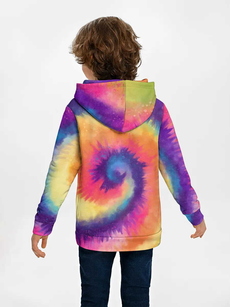 Детское худи / TIE-DYE MULTICOLOR
