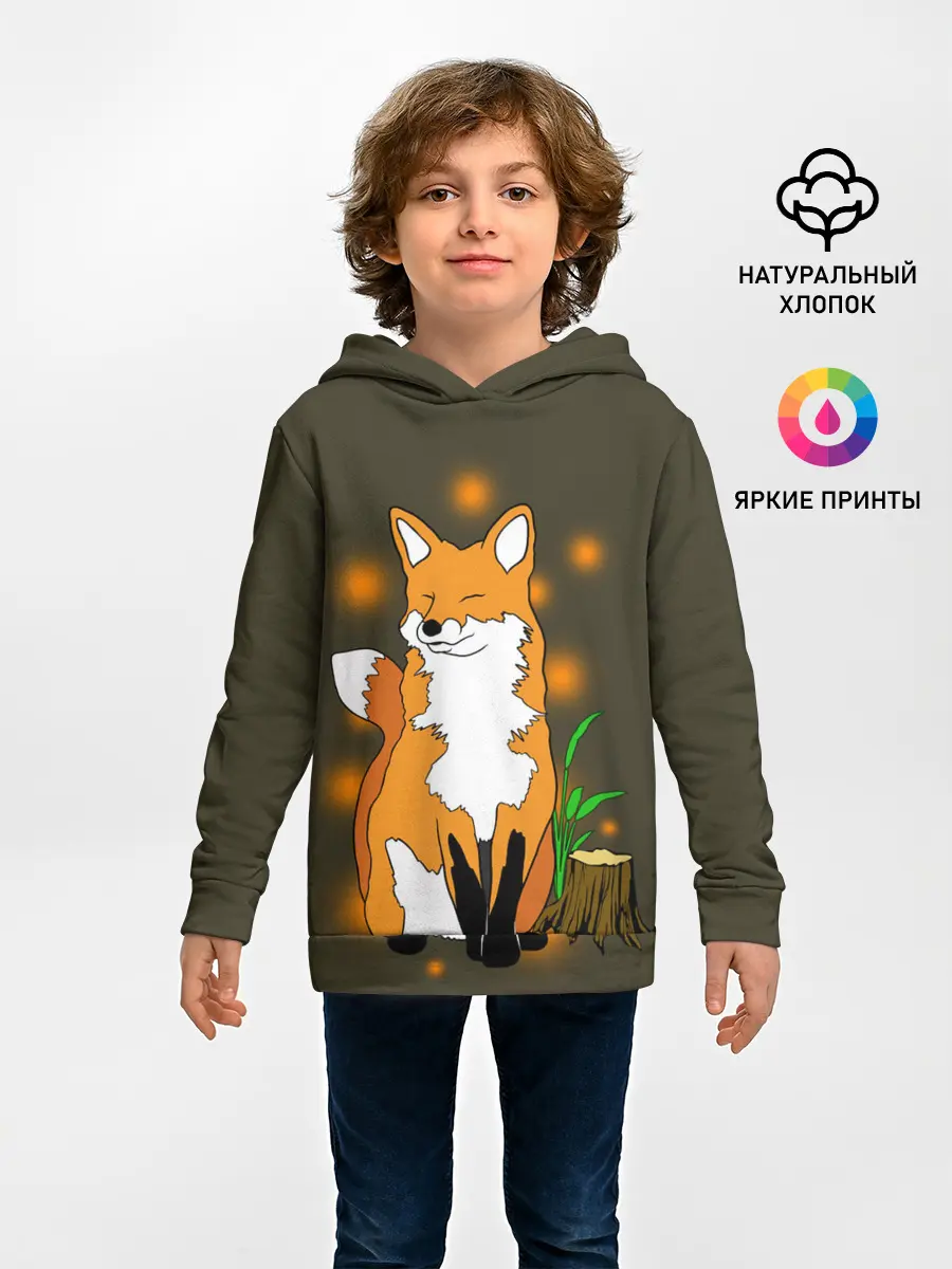Детское худи / Лиса в лесу