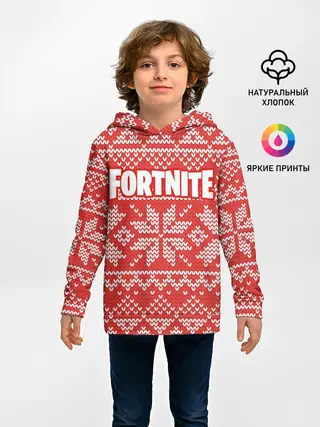 Детское худи / Новогодний Fortnite