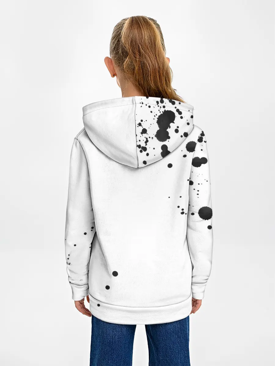 Детское худи / Белая эмблема Хвоста Феи