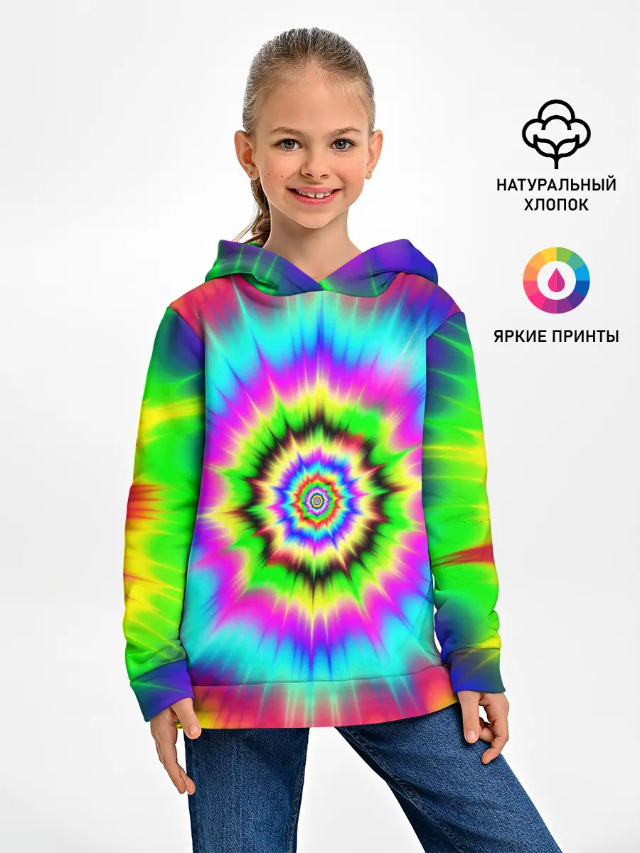 Детское худи / ОПТИЧЕСКИЙ УЗОР
