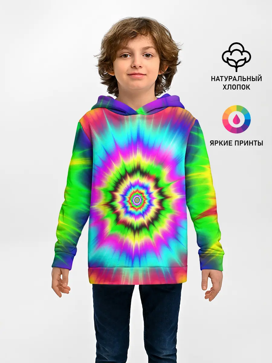 Детское худи / ОПТИЧЕСКИЙ УЗОР