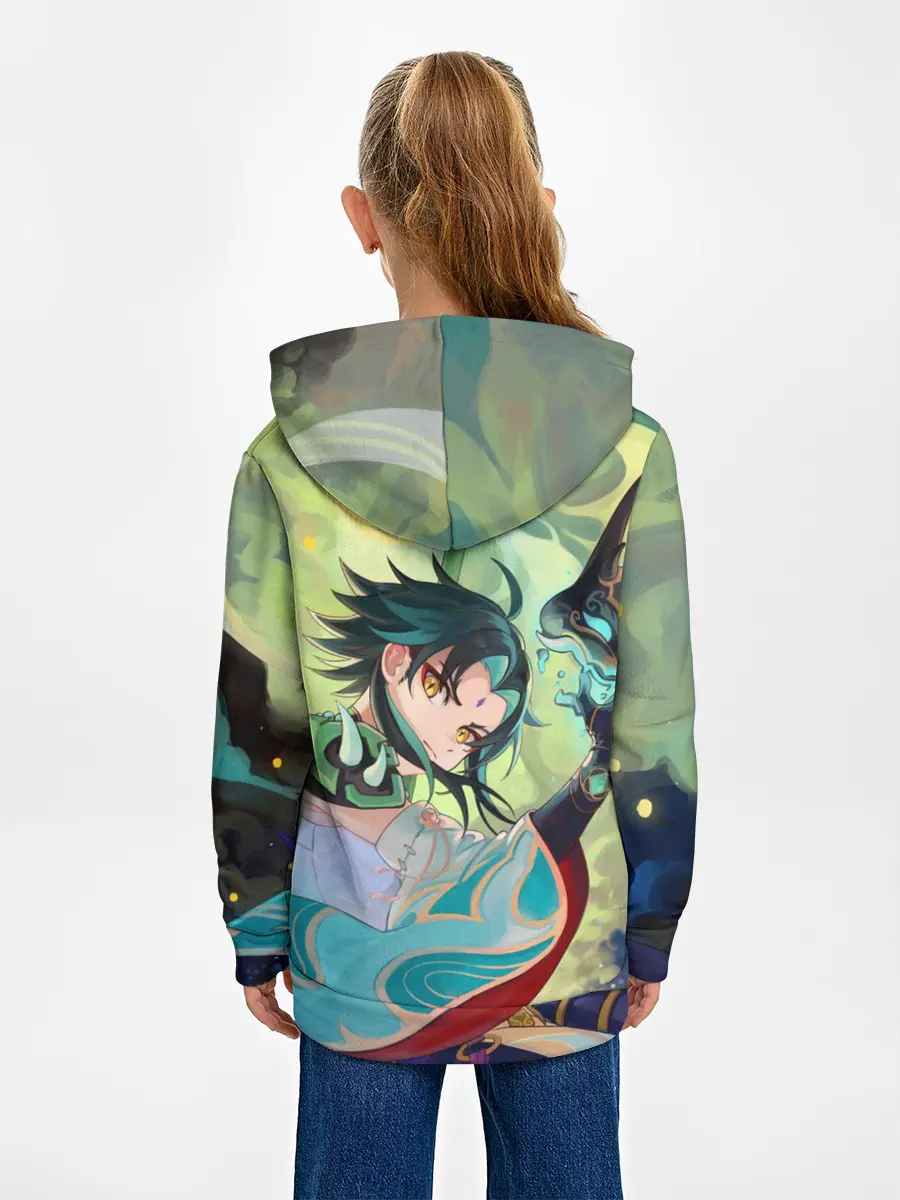 Детское худи / Xiao | Сяо | Genshin Impact