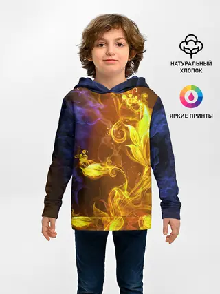 Детское худи / Огненный цветок