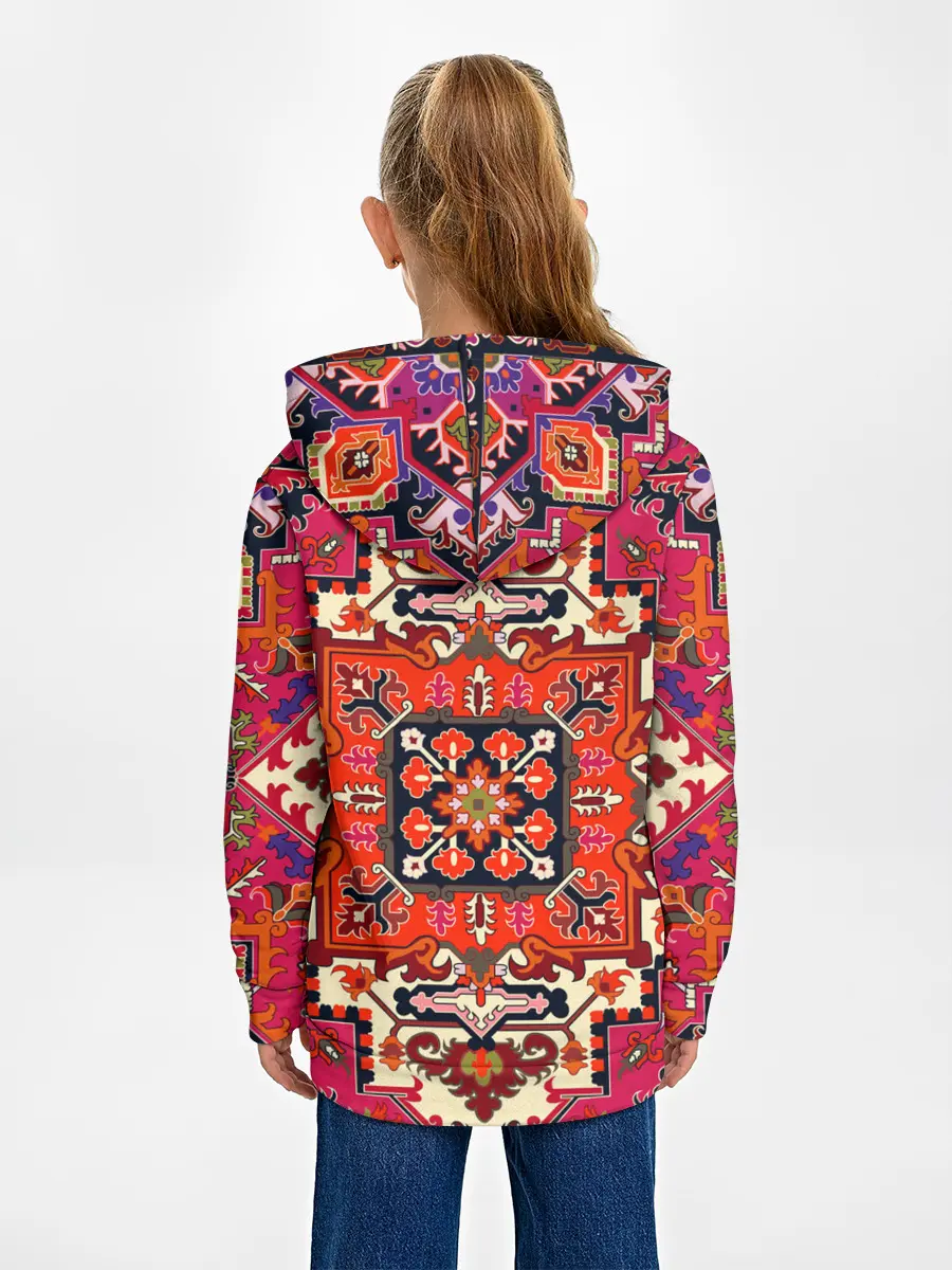 Детское худи / Бордовый ковер