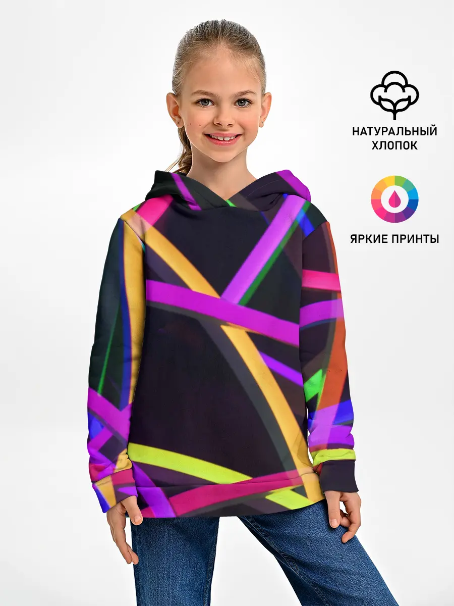 Детское худи / Светящиеся полосы