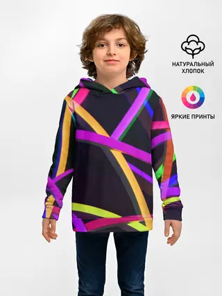 Детское худи / Светящиеся полосы