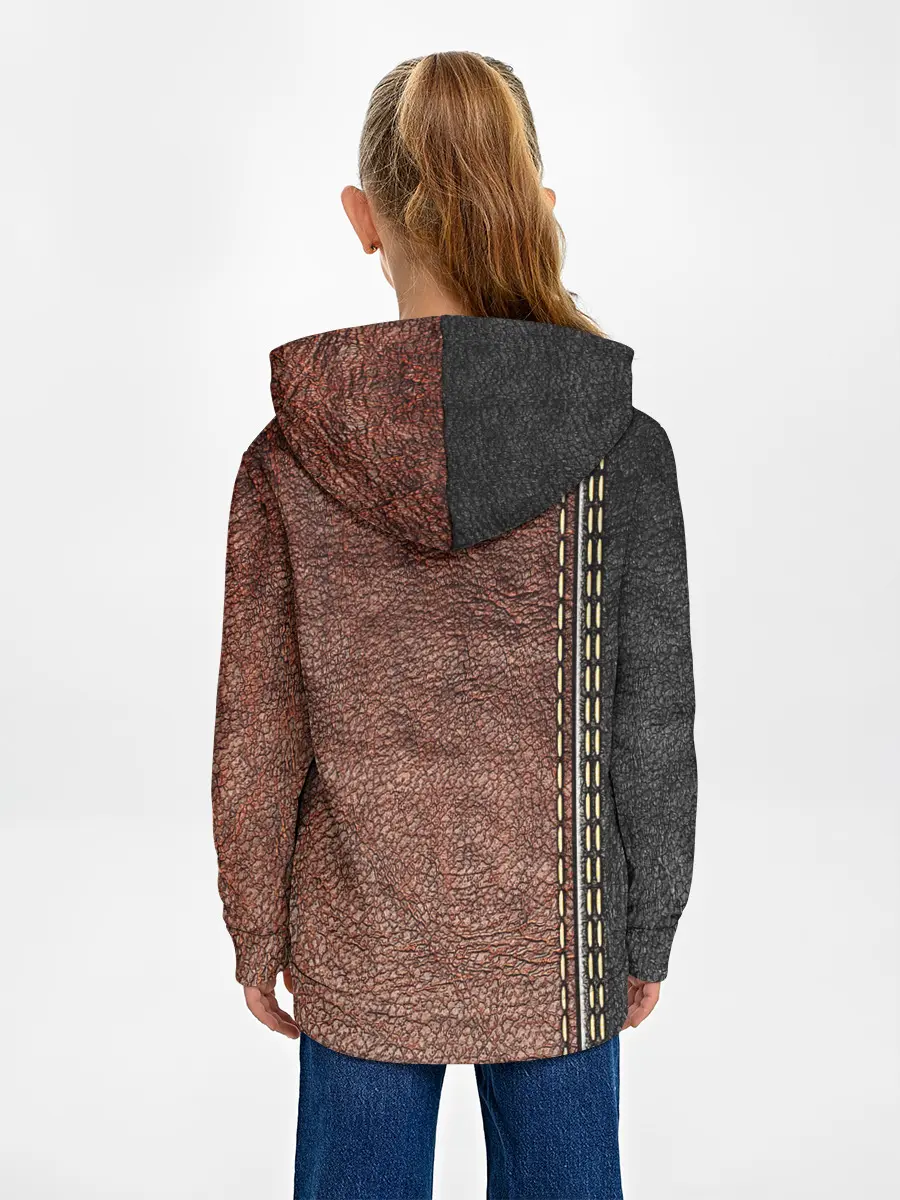 Детское худи / Текстура Кожи