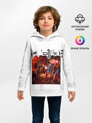 Детское худи / Never Let Me Down - David Bowie