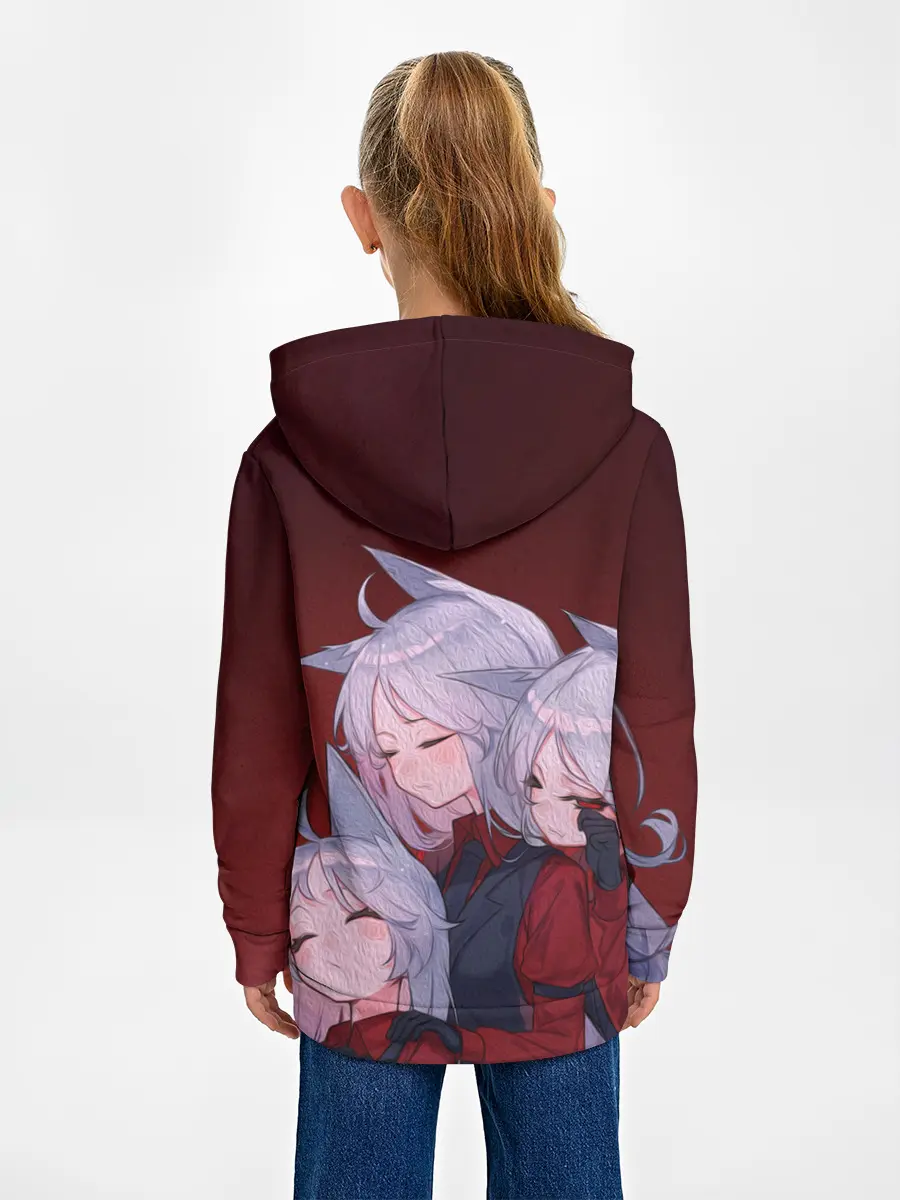 Детское худи / Cerberus обнимаются втроем Helltaker