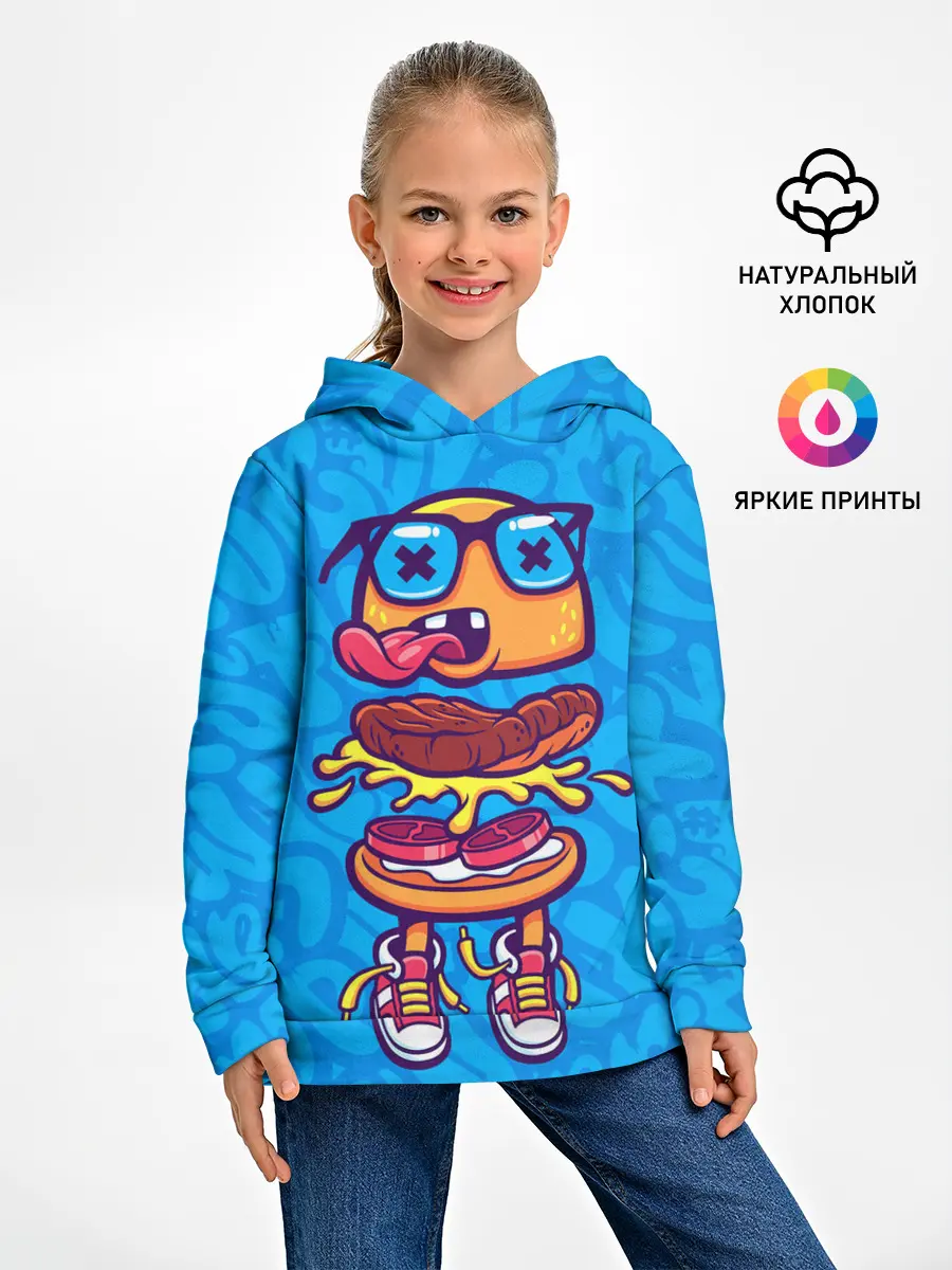 Детское худи / Бутерброд монстрик
