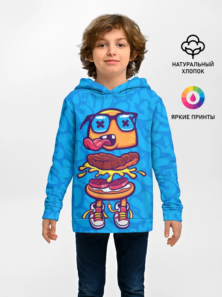 Детское худи / Бутерброд монстрик