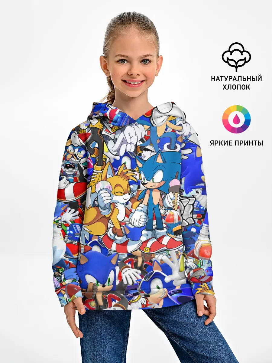 Детское худи / SONIC PATTERN | СОНИК