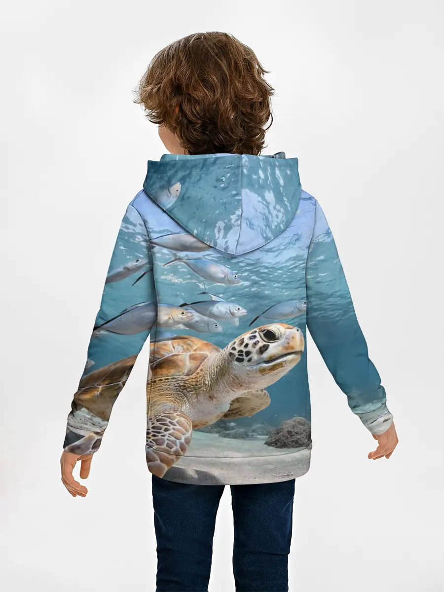 Детское худи / Морская черепаха
