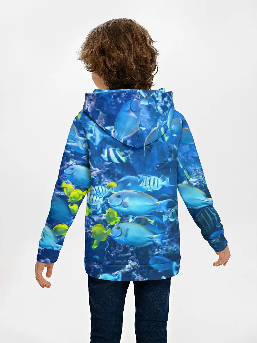 Детское худи / Коралловые рыбки