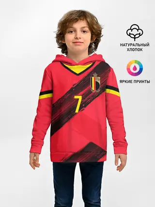 Детское худи / De Bruyne home EURO 2020