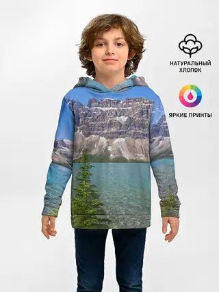 Детское худи / Горное озеро