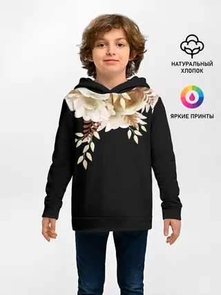 Детское худи / Золотые Цветы