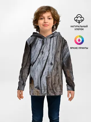 Детское худи / Древесная кора