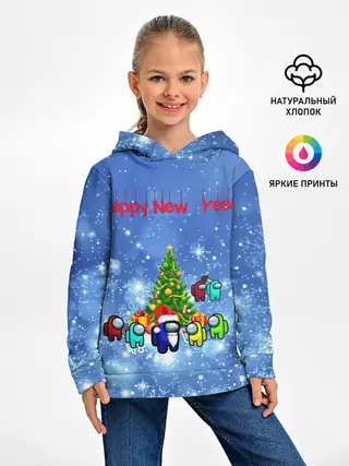 Детское худи / Among Us New Year