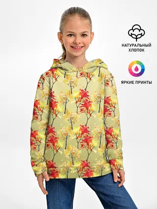 Детское худи / самый осенний принт