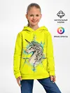 Детское худи / Единорог Yellow Unicorn