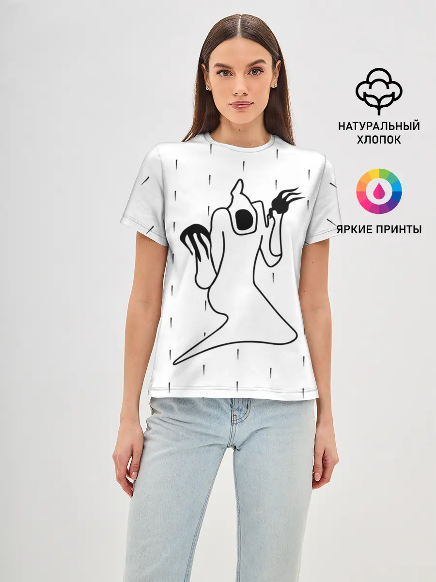 Женская базовая футболка / KIZARU - Karmageddon