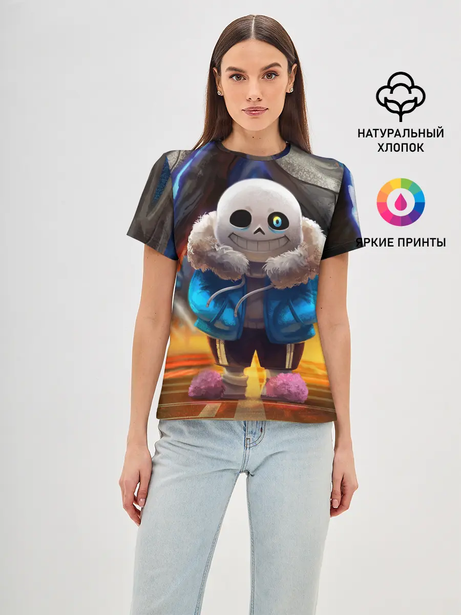 Женская базовая футболка / UNDERTALE | АНДЕРТЕЙЛ