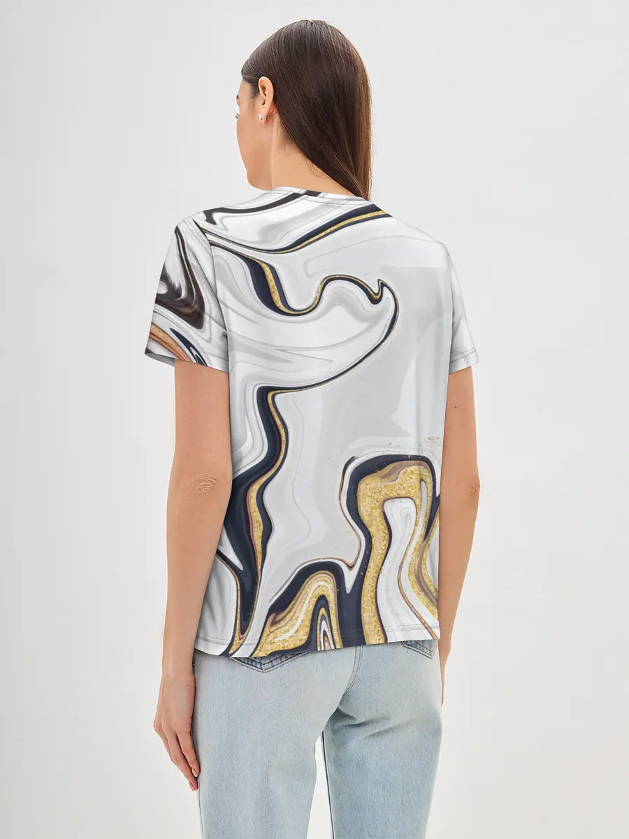 Женская базовая футболка / Абстракция