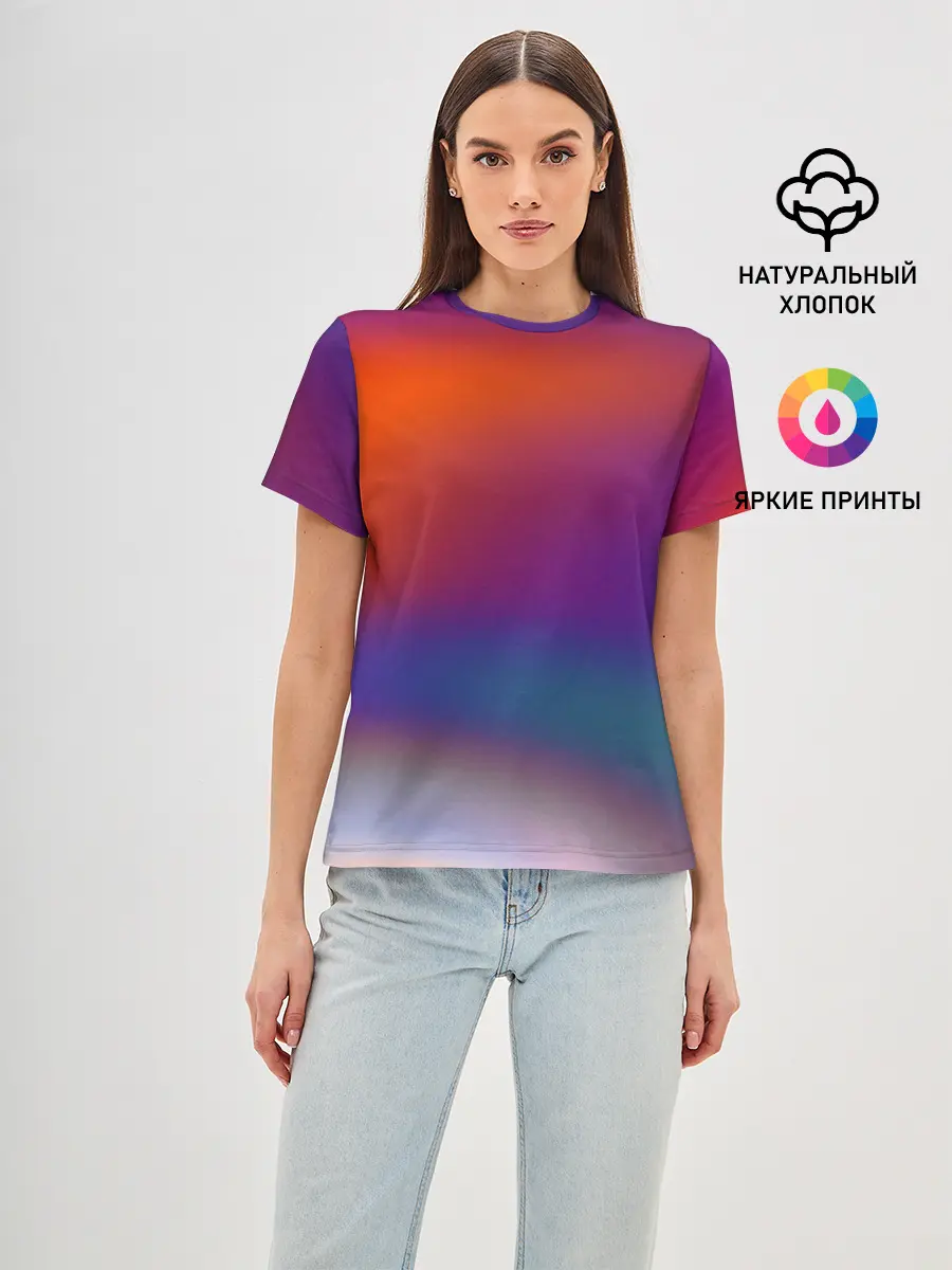 Женская базовая футболка / GRADIENT