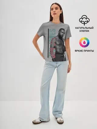 Женская базовая футболка / Jon Jones