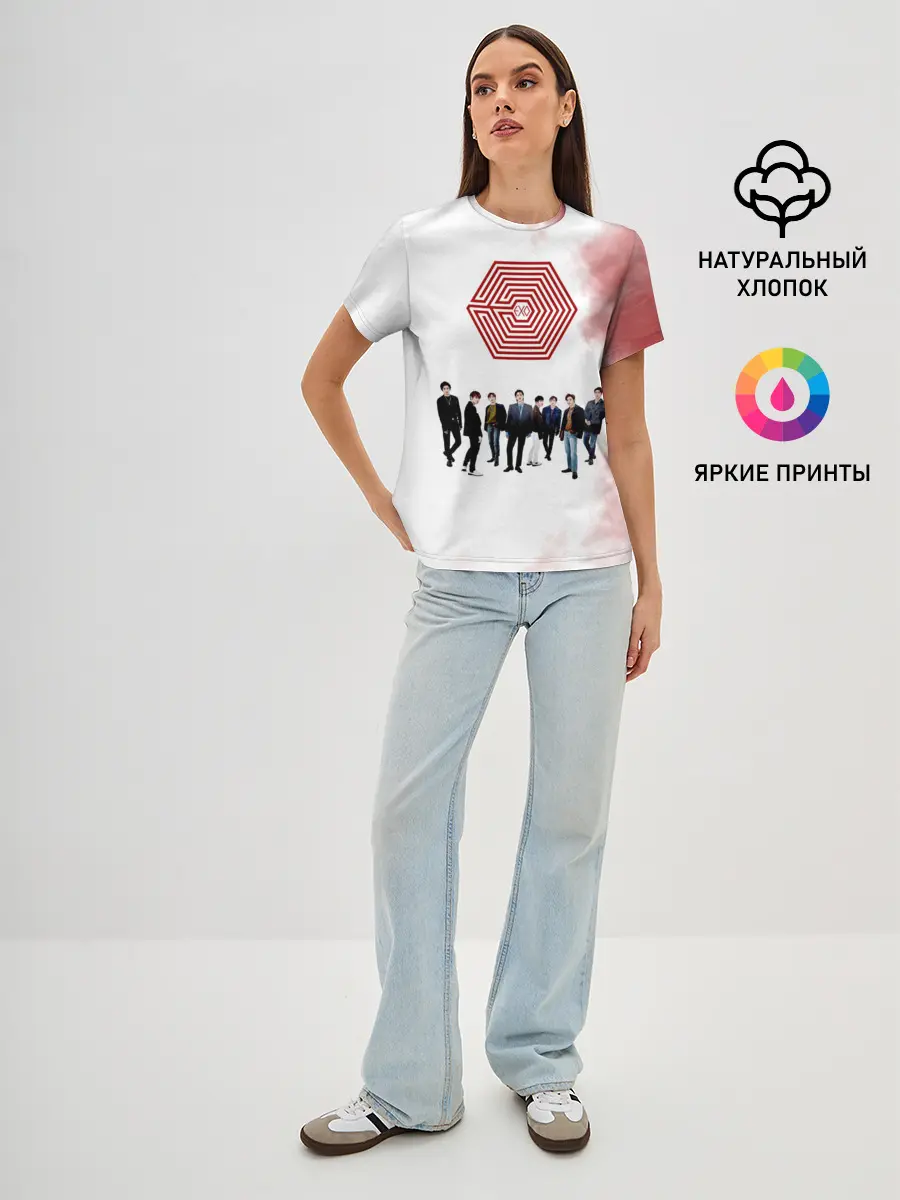 Женская базовая футболка / EXO