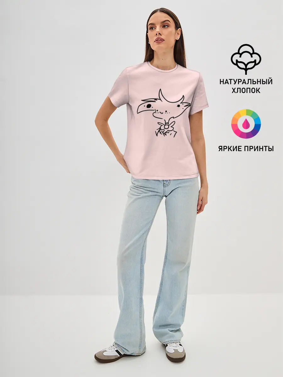 Женская базовая футболка / Отель Хазбин