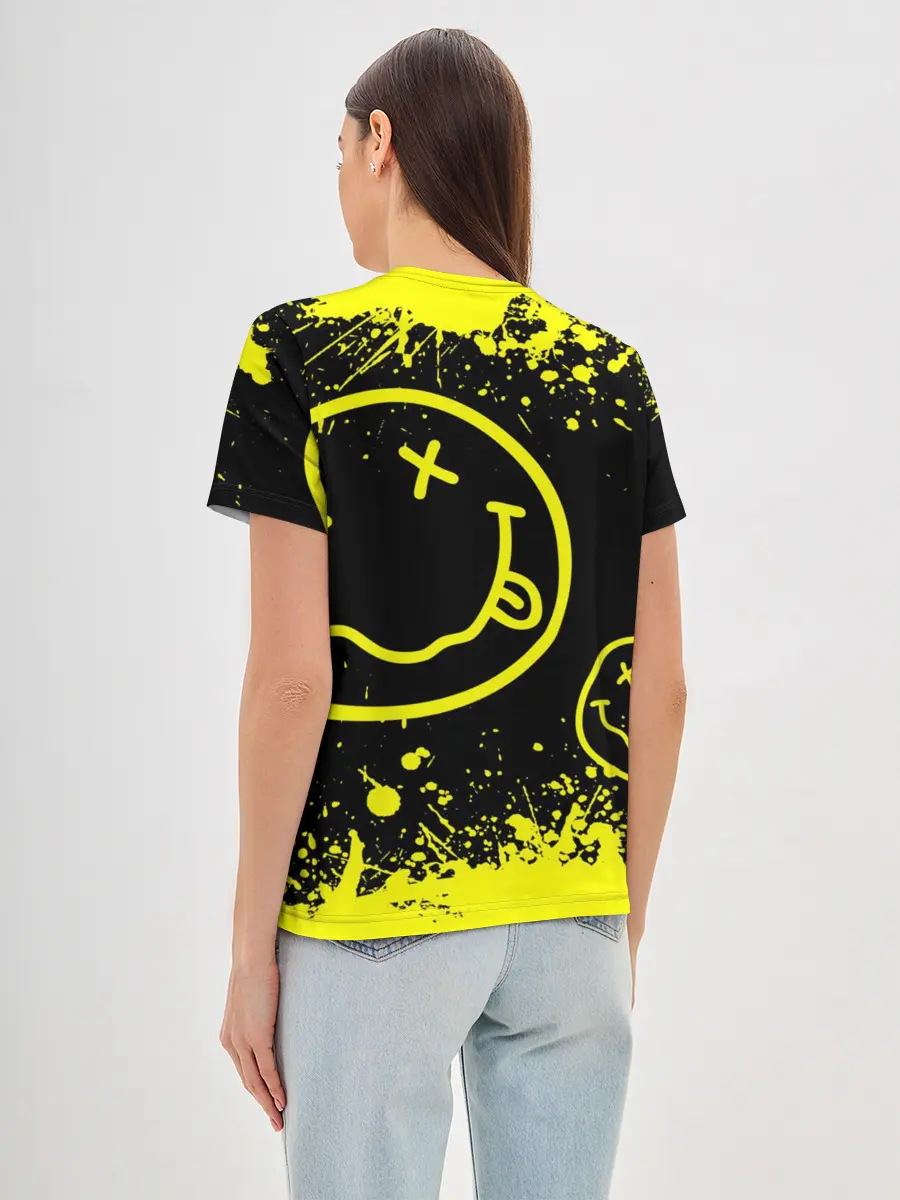 Женская базовая футболка / Nirvana