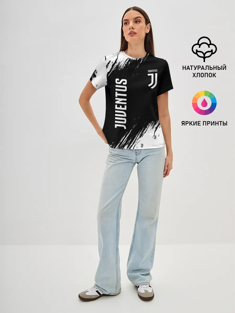 Женская базовая футболка / JUVENTUS / ЮВЕНТУС