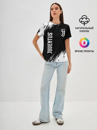 Женская базовая футболка / JUVENTUS / ЮВЕНТУС