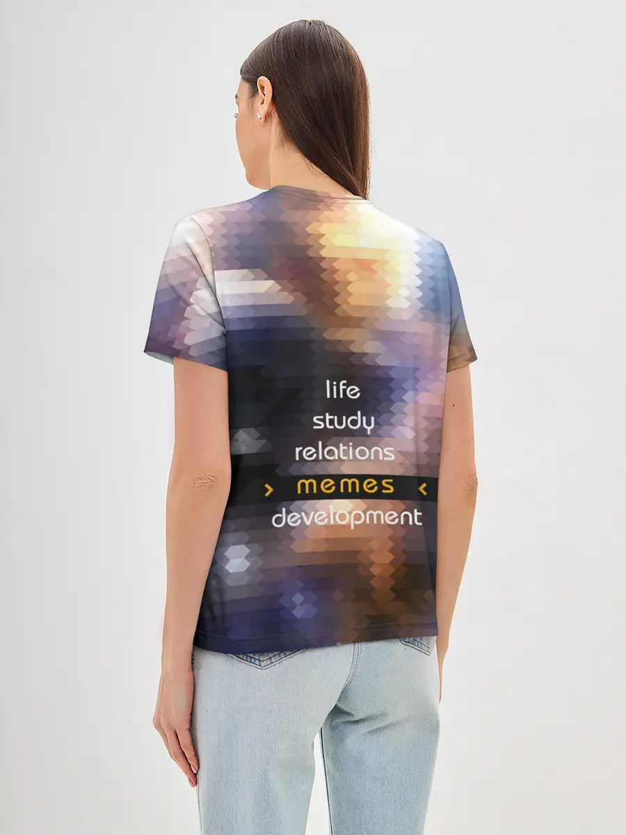 Женская базовая футболка / Memes Nation