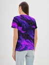 Женская базовая футболка / ФИОЛЕТОВЫЙ ОГОНЬ