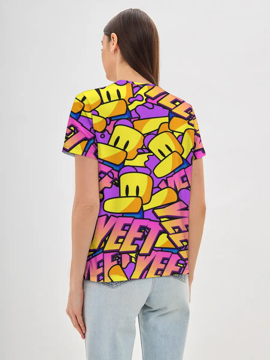 Женская базовая футболка / ROBLOX / РОБЛОКС / YEET